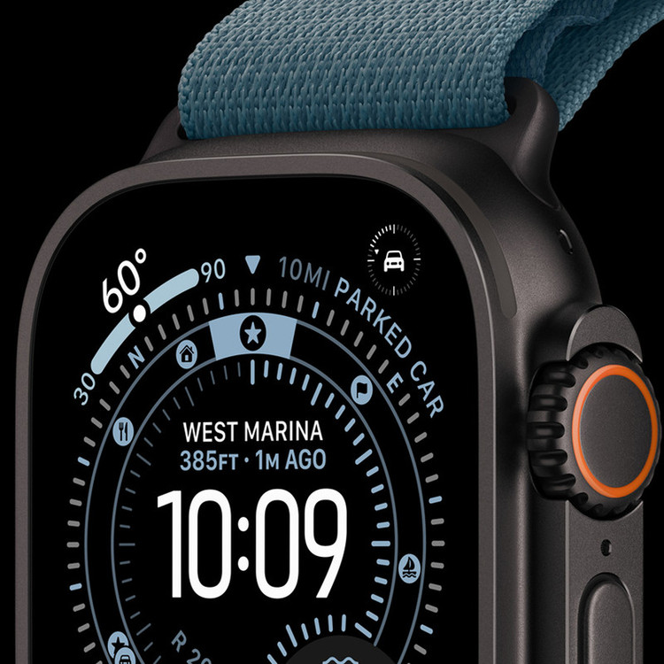 ساعت هوشمند 49 میلی متری اپل مدل Ultra 3 Natural Titanium Case با بند Alpine Loop