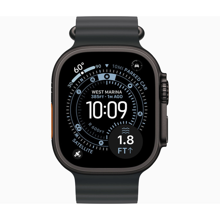 ساعت هوشمند 49 میلی متری اپل مدل Ultra 3 Black Titanium Case با بند Titanium Milanese