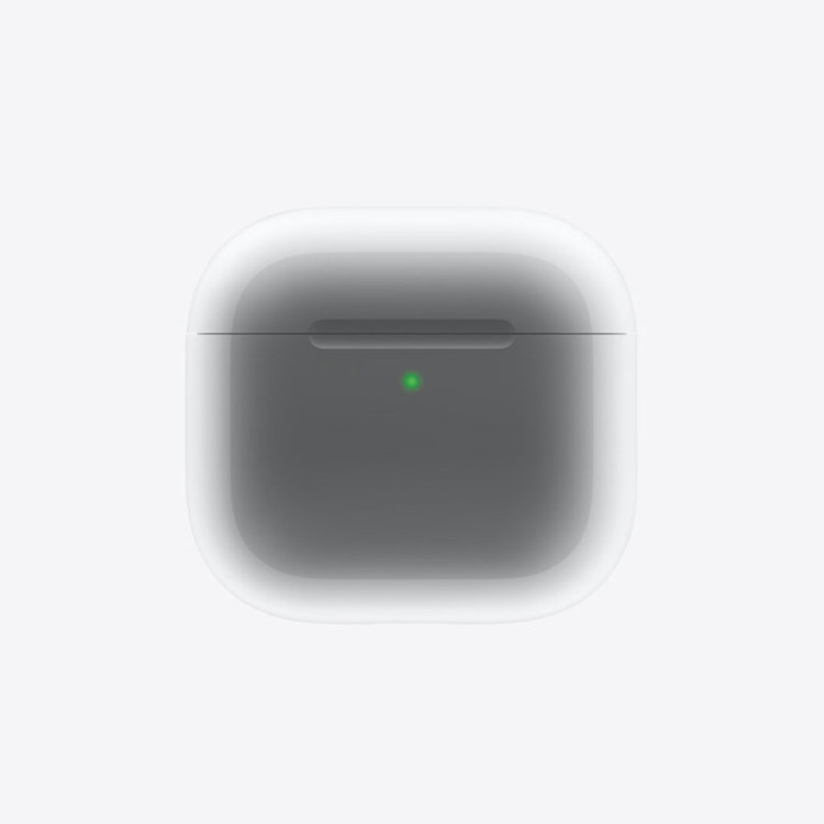 هدفون بلوتوثی اپل مدل AirPods 4 فاقد قابلیت نویز کنسلینگ، درگاه شارژ USB Type-C، شارژ بی سیم، با قابلیت اتصال به چند دستگاه، پشتیبانی از فرمان لمسی، نشانگر LED، پشتیبانی از دستیار صوتی، مقاوم در برابر آب