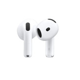 هدفون بلوتوثی اپل مدل AirPods 4 فاقد قابلیت نویز کنسلینگ، درگاه شارژ USB Type-C، شارژ بی سیم، با قابلیت اتصال به چند دستگاه، پشتیبانی از فرمان لمسی، نشانگر LED، پشتیبانی از دستیار صوتی، مقاوم در برابر آب