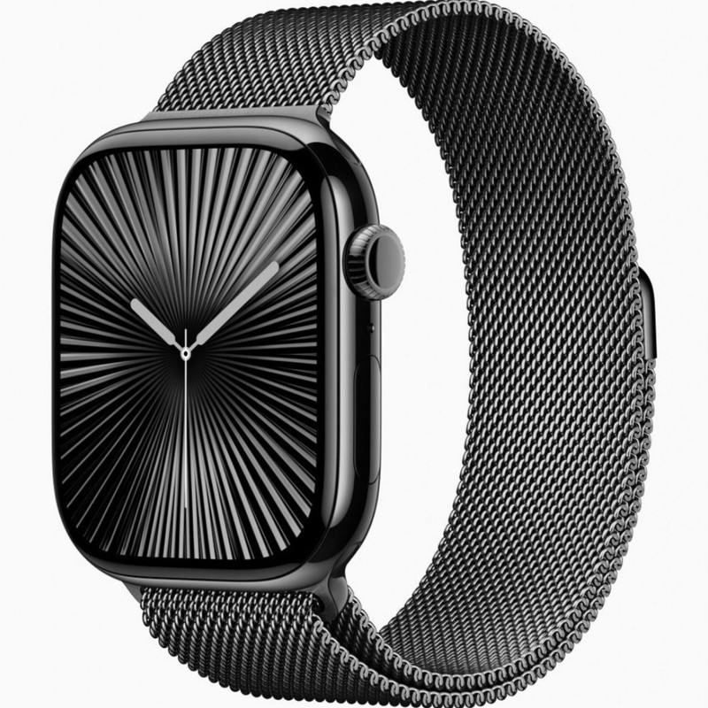 ساعت هوشمند 2.04 اینچی لنیز مدل LW-X10 با بند سیلیکونی و بند فلزی حصیری