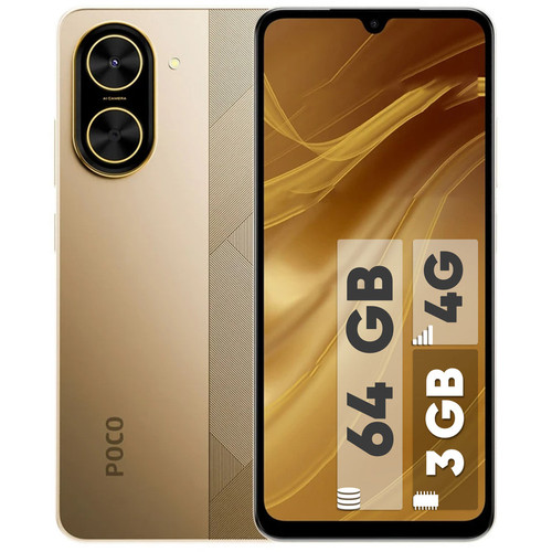 گوشی موبایل شیائومی مدل Poco C71 دو سیم کارت ظرفیت 128 گیگابایت و رم 4 گیگابایت